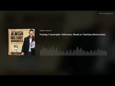 Naming Catastrophe: Holocaust, Shoah or Churban (Destruction)