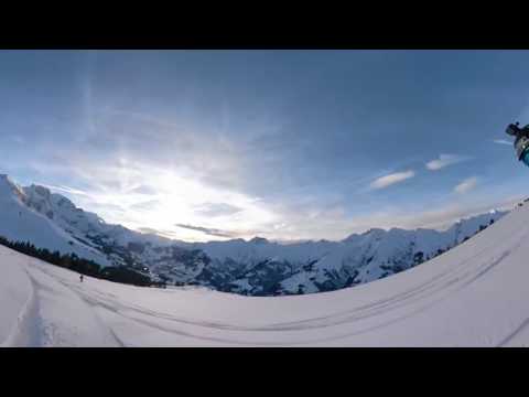 Snowboarding in 360° VR with GoPro Fusion 01/16/19