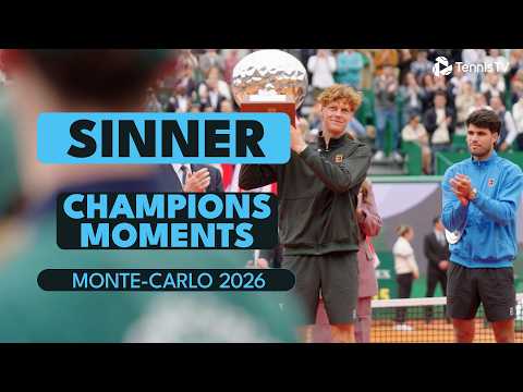 Behind-The-Scenes With Sinner After 2026 Monte-Carlo Triumph 👀🏆 | Rolex Monte-Carlo Masters 2026