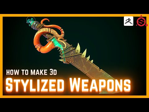 How to Model, Sculpt and Texture 3D Weapons for Games [FULL HOUR OF AMAZING TIPS & TRICKS]