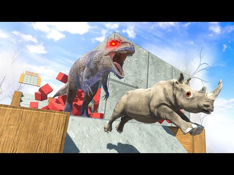 RUN AWAY from the ANGRY ENEMIES - Animal Revolt Battle Simulator
