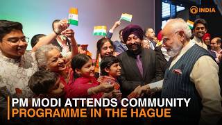 PM Modi attends community programme in The Hague & more updates | DD India live | 4 PM IST