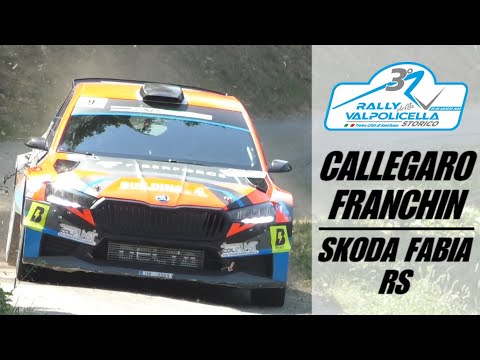 Rally della Valpolicella 2023 || Fabio Callegaro-Federica Franchin || Skoda Fabia RS