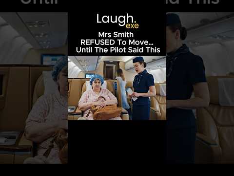 Mrs Smith Sat in First Class… The Pilot Fixed It Instantly #funny
