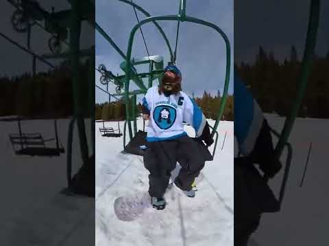 Scary ski lift | #shorts