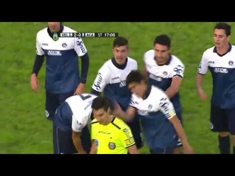 Tremendas patadas de Acassuso a Velez - Velez 3 Acassuso 0 Copa Argentina 16avos de Final