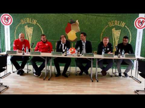 Pressekonferenz zum Berliner Pilsner Pokal 2016 im Haus des Fussballs