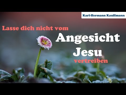 Lasse dich nicht vom Angesicht Jesu vertreiben - Karl-Hermann Kauffmann