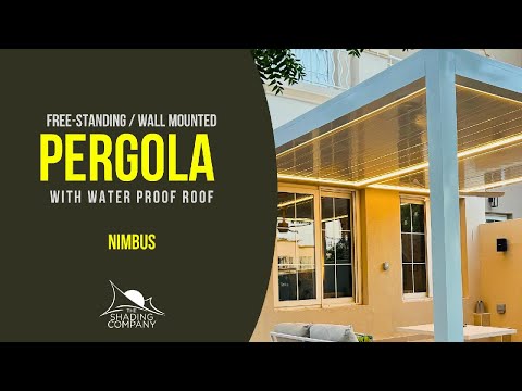 Free-Standing / Wall Mounted Waterproof Roof Pergola