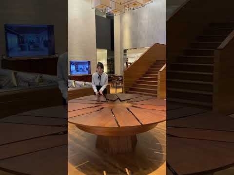 Extendable Round dining table wooden tables