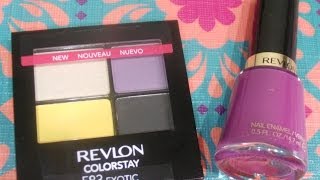 Revlon Electric Chrome(Spiderman) & Rio Rush swatches and Review