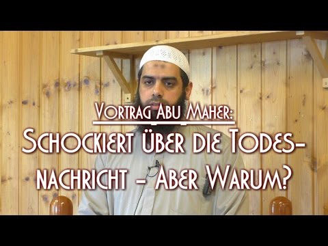 SCHOCKIERT ÜBER DIE TODESNACHRICHT - ABER WARUM? mit Abu Maher am 22.04.2016 in Braunschweig