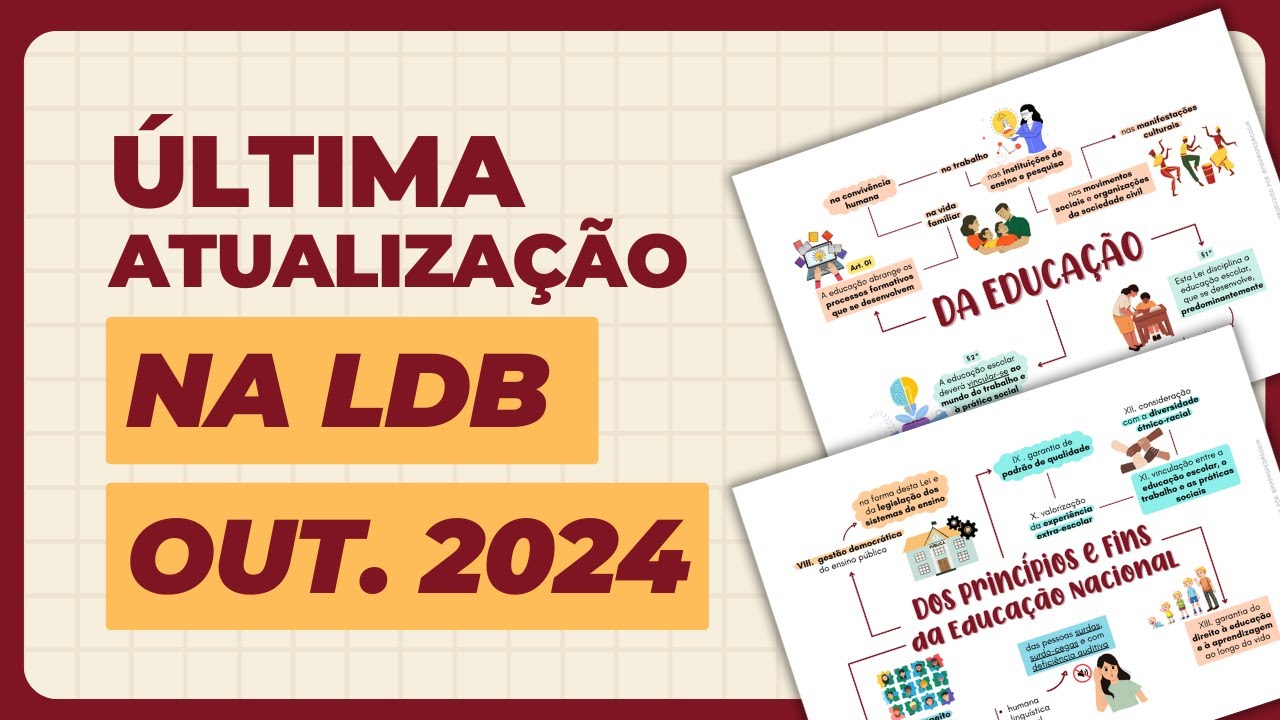 ÚLTIMA ALTERAÇÃO DA LDB - Outubro de 2024