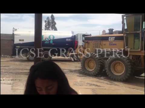 Inicio y avance de obra en campo deportivo de ICA