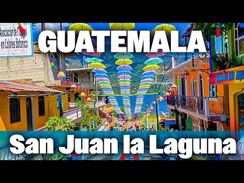 Guatemala a cidade colorida de San Juan La Laguna