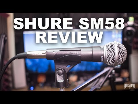 Shure SM58 Cardioid Vocal Mic w/ XLR Cable and a Microphone Stand image 9