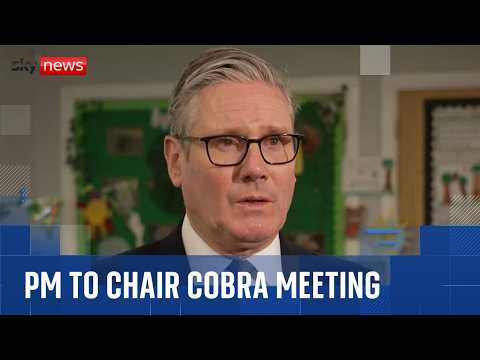 PM: COBRA meeting to discuss 'every lever available' to deal with cost of living