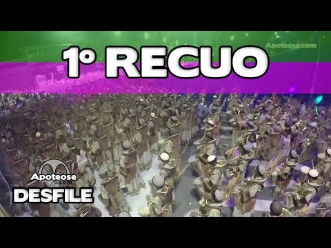 Bateria Mangueira 2017 Ao Vivo - 1º Recuo - Desfile - #AoVivo17
