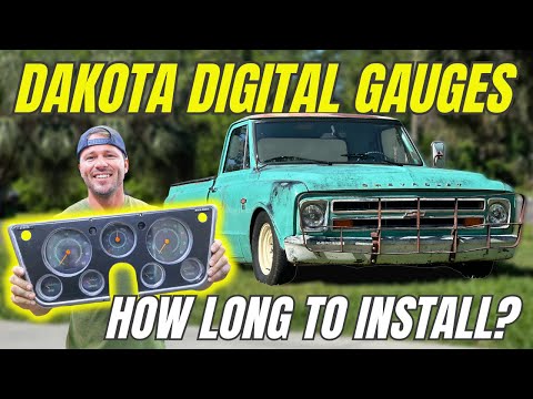 Old Truck restoration project | Installing Dakota Digital Gauges