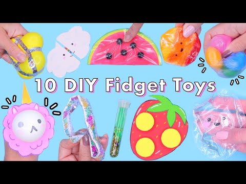10 DIY Best Compilation TIKTOK POP IT Fidget toys! VIRAL TikTok anti-stress fidgets