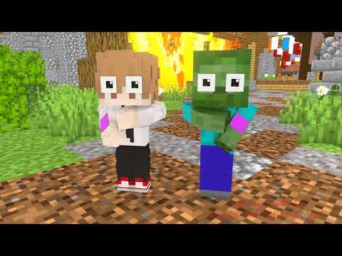 All Episodes About Baby zombie and chainsaw man( Latest 9 episodes ) #minecraft #monsterschool