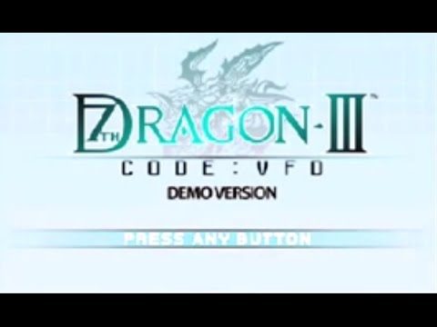 7th Dragon III Code: VFD (3DS) Part 1 - Chapter 0 [Demo game part 1/2]