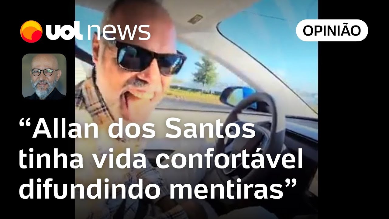 Allan dos Santos está foragido, mas é prisioneiro de sua nova realidade no EUA, diz Josias de Souza