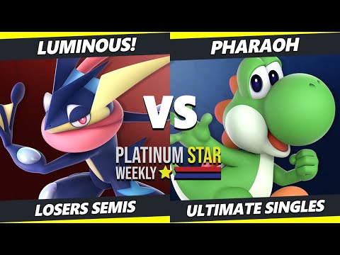 PSW S15:W8 Losers Semis - Pharaoh (Yoshi) Vs. Luminous! (Greninja, Dark Pit) SSBU Ultimate