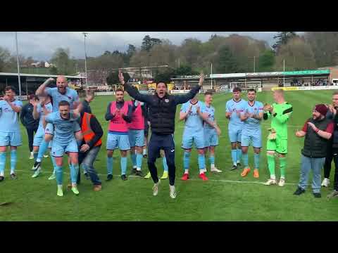 TAUNTON TOWN CELEBRATIONS AT FULL TIME Vs. TIVERTON TOWN!!!