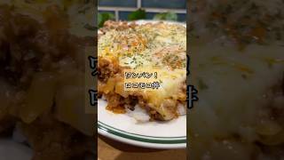 ※再掲※正直レビュー!! 「ワンパンロコモコ丼」　#簡単レシピ #ワンパン #ロコモコ #ハンバーグ #おつまみ