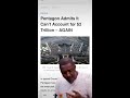 Pentagon Fails ANOTHER Audit