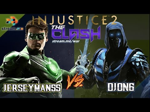 Injustice 2: JERSEYMAN (Green Lantern) Vs DJON6 (Sub-Zero) - The Clash