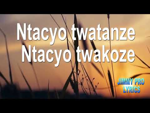 DUFITE AMASHIMWE MUMITIMA LYRICS VIDEO BY JIMMY PRO