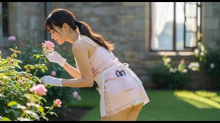 「花と光の城」– 薔薇が囁く朝の詩 | 癒しの音楽 | relaxing music – Official Music Video