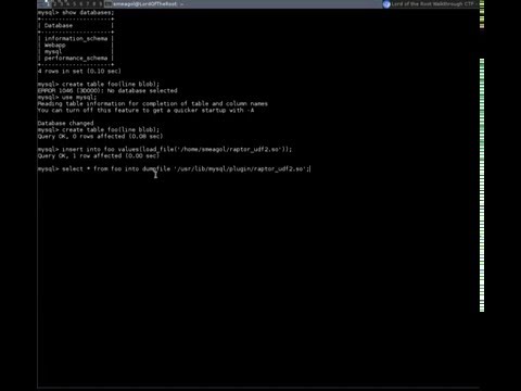 mySQL Hacking Tutorials - mySQL Local Privilege Escalation