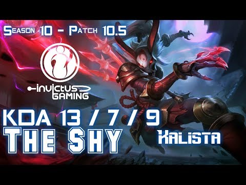 IG The Shy KALISTA vs TRISTANA Top - Patch 10.5 KR Ranked