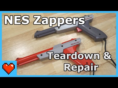 NES Zappers Clean, Teardown, & Repair