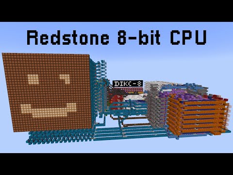 DIKC-8 - an 8-bit Minecraft Redstone COMPUTER