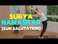 Surya Namaskar For All Levels 12 Steps With Breathing Modifications
