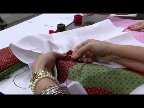 Mulher.com 28/10/2014 - Customização Pano de Copa por Maria Helena Gobbi - Parte 2