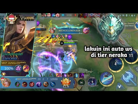 fast farming, perfect rotasi = auto win || gameplay lancelot Tier neraka🔥🔥