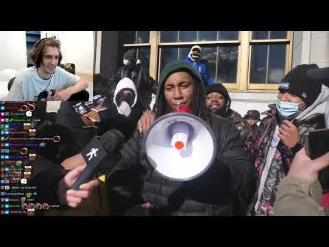 xQc Reacts To Wall St | Sidetalk