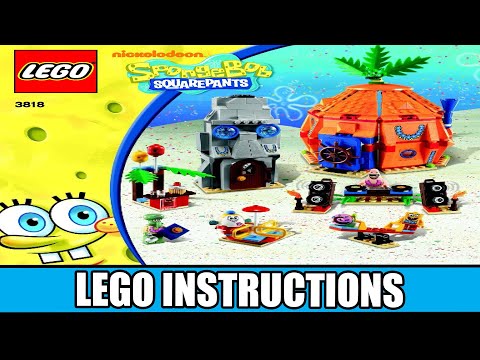 LEGO Instructions: How to Build LEGO Bikini Bottom Undersea - 3818 (LEGO SPONGEBOB)