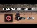 Hannah Becker 2020 Catcher