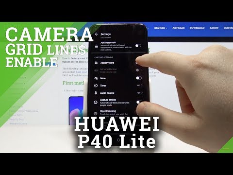 How to Enable Grid Lines on HUAWEI P40 Lite Camera