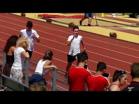 Kardos Tamás — 100 m-es síkfutás időelőfutam 4. helyezés (lassítva)