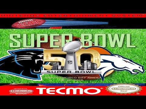 Tecmo Super Bowl - Panthers vs. Broncos (NES 2015 Mod)