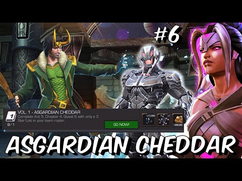Asgardian Cheddar - Carina Challenge #6 - 3 Star Loki Act 5.4.6 - Marvel Contest of Champions