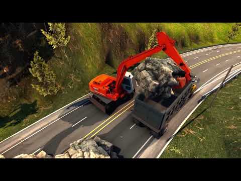 Excavator Construction JCB 3D