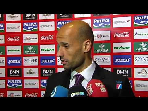 Carlos Gurpegui, Mikel Balenziaga y Mikel Rico tras Granada 0   Athletic 0